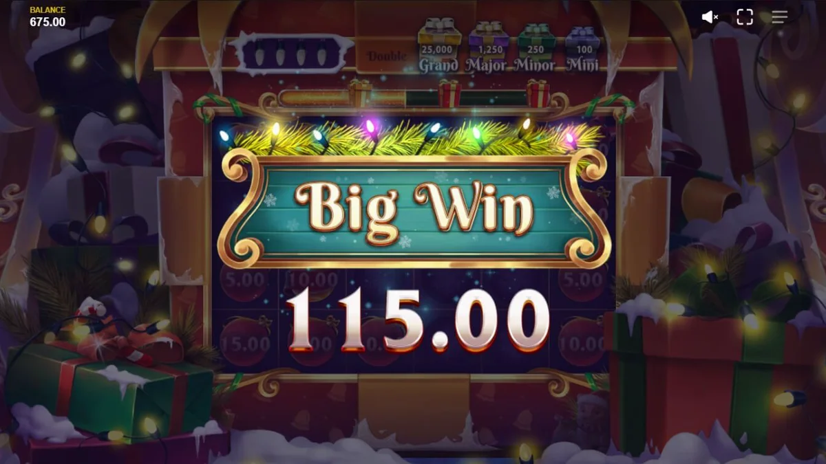 Jingle Bells Bonanza 2 slot game screen